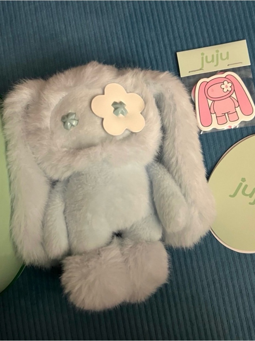 CJ Hendry Pammy Pastel blue Easter Bunny Plush JuJu Limited Edition